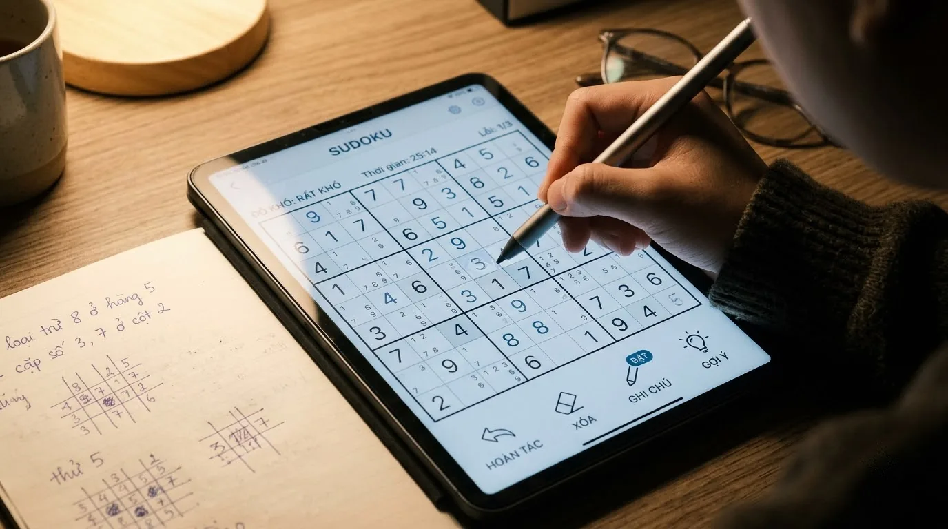 Quan hệ ứng viên trong kỹ thuật Wing và chuỗi suy luận Sudoku