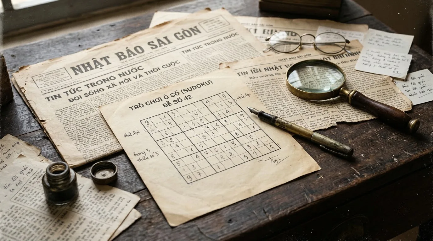 Bản in trò chơi Number Place năm 1979 ghi dấu giai đoạn đầu của lịch sử sudoku hiện đại