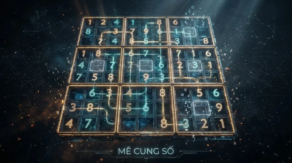 Minh họa mẹo suy luận Sudoku và các lỗi điền số thường gặp