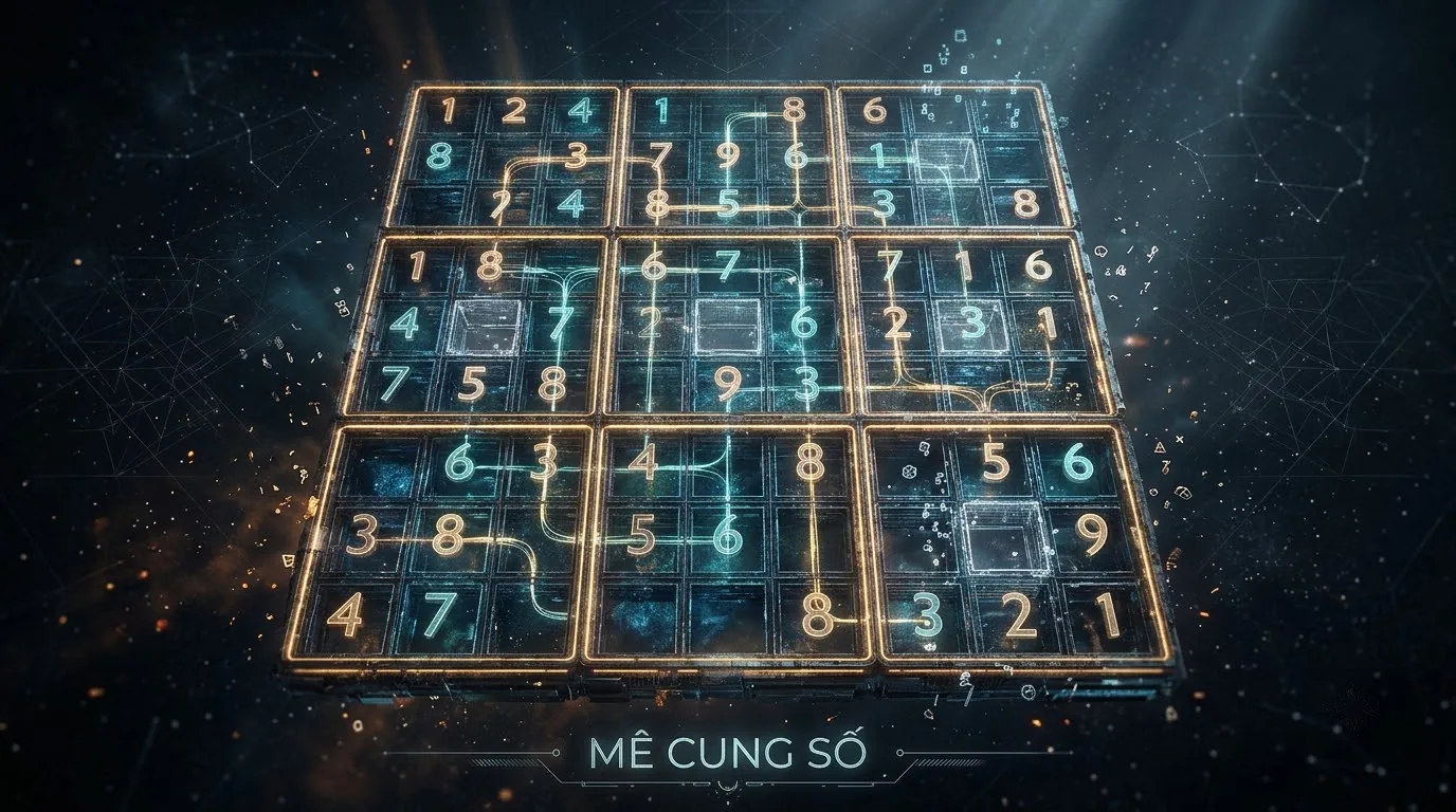 Minh họa mẹo suy luận Sudoku và các lỗi điền số thường gặp
