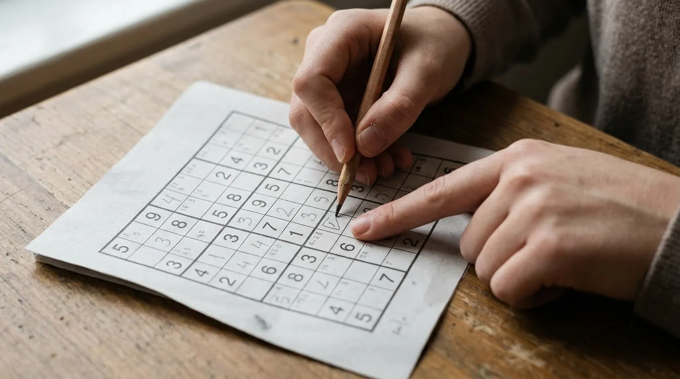Lưới Sudoku sau khi thêm số 5 tại H4C1 và H7C2, còn H3C3